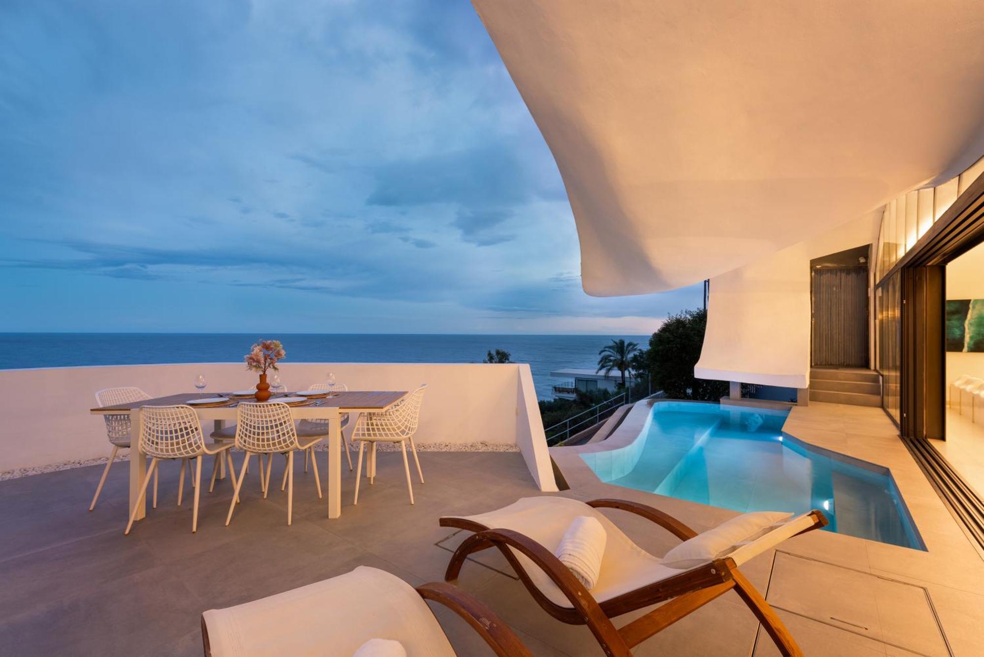 Rentitspain Casa Del Acantilado Piscina Climatizada Salobreña Buitenkant foto