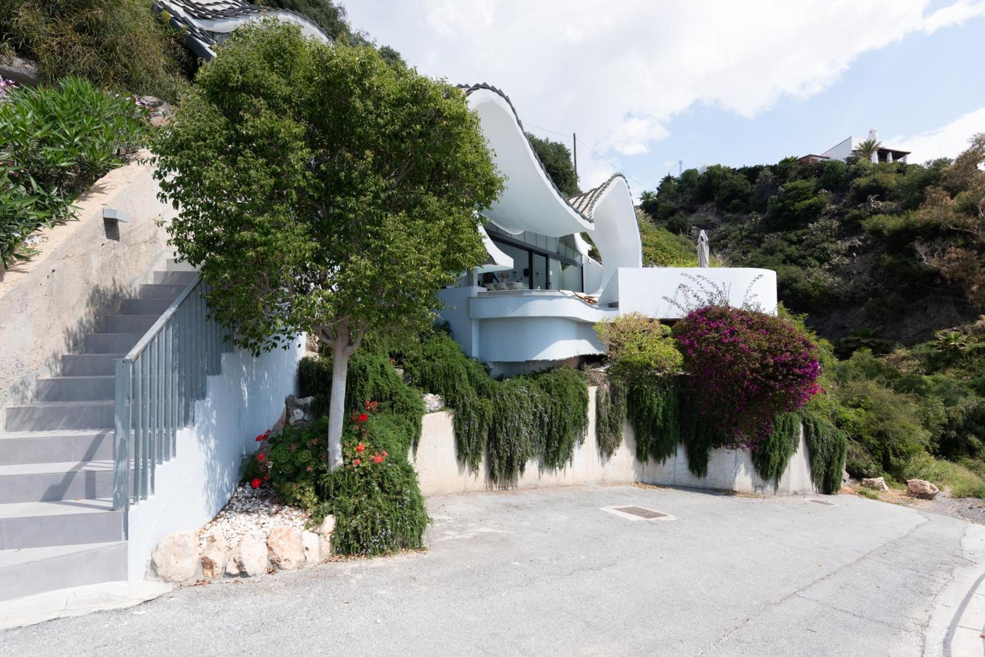 Rentitspain Casa Del Acantilado Piscina Climatizada Salobreña Buitenkant foto