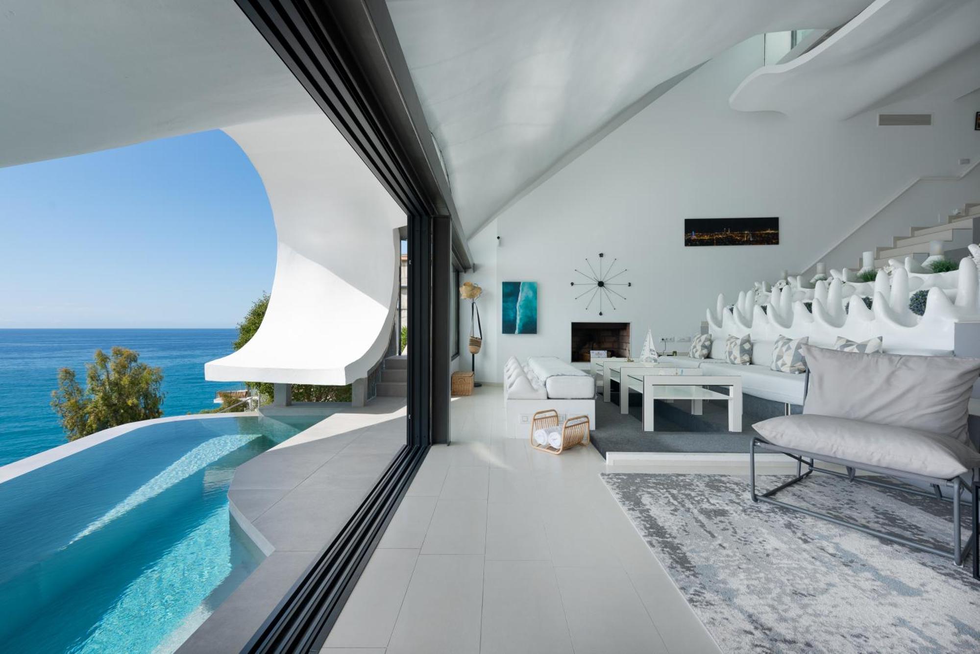 Rentitspain Casa Del Acantilado Piscina Climatizada Salobreña Buitenkant foto