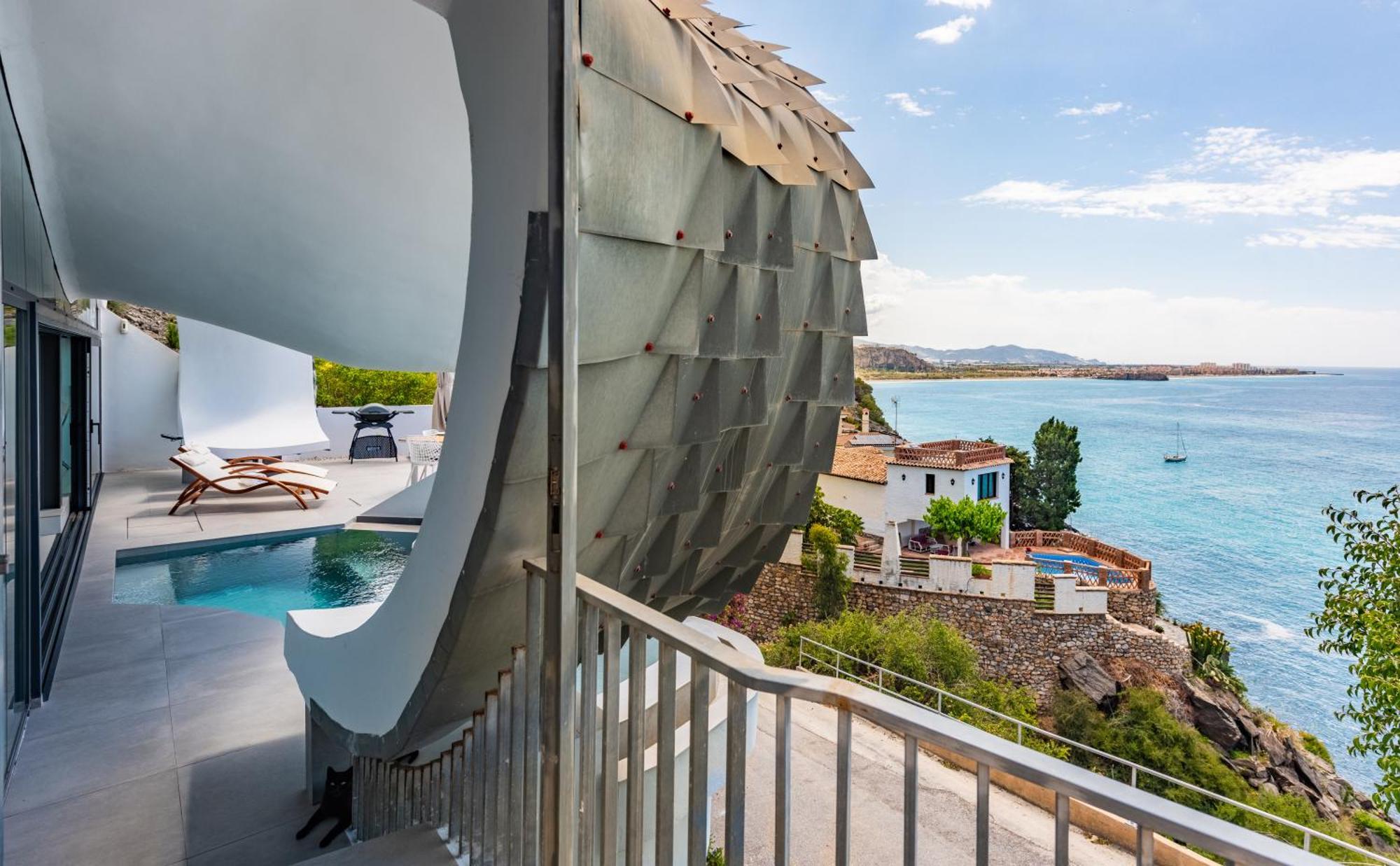 Rentitspain Casa Del Acantilado Piscina Climatizada Salobreña Buitenkant foto