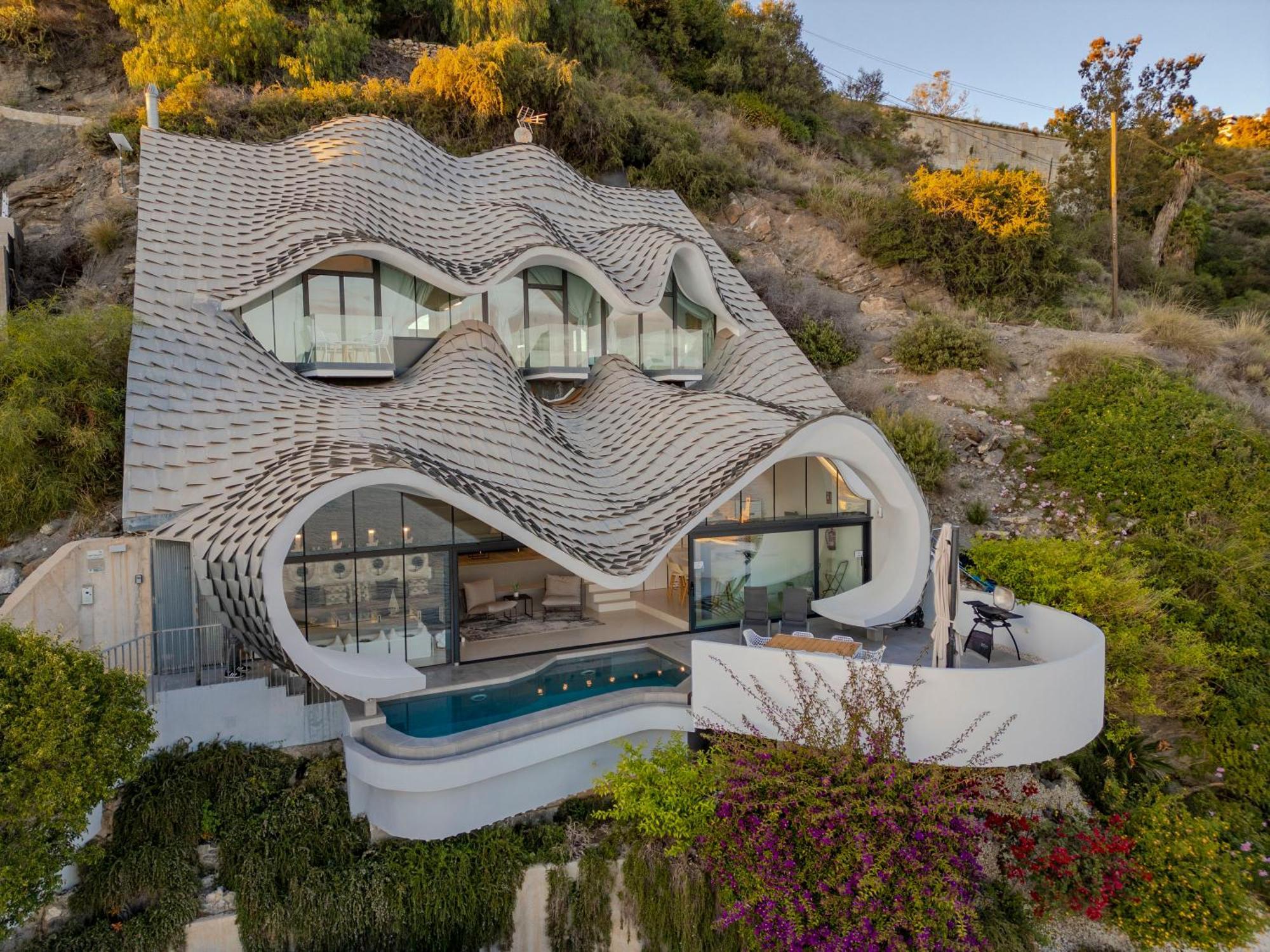 Rentitspain Casa Del Acantilado Piscina Climatizada Salobreña Buitenkant foto