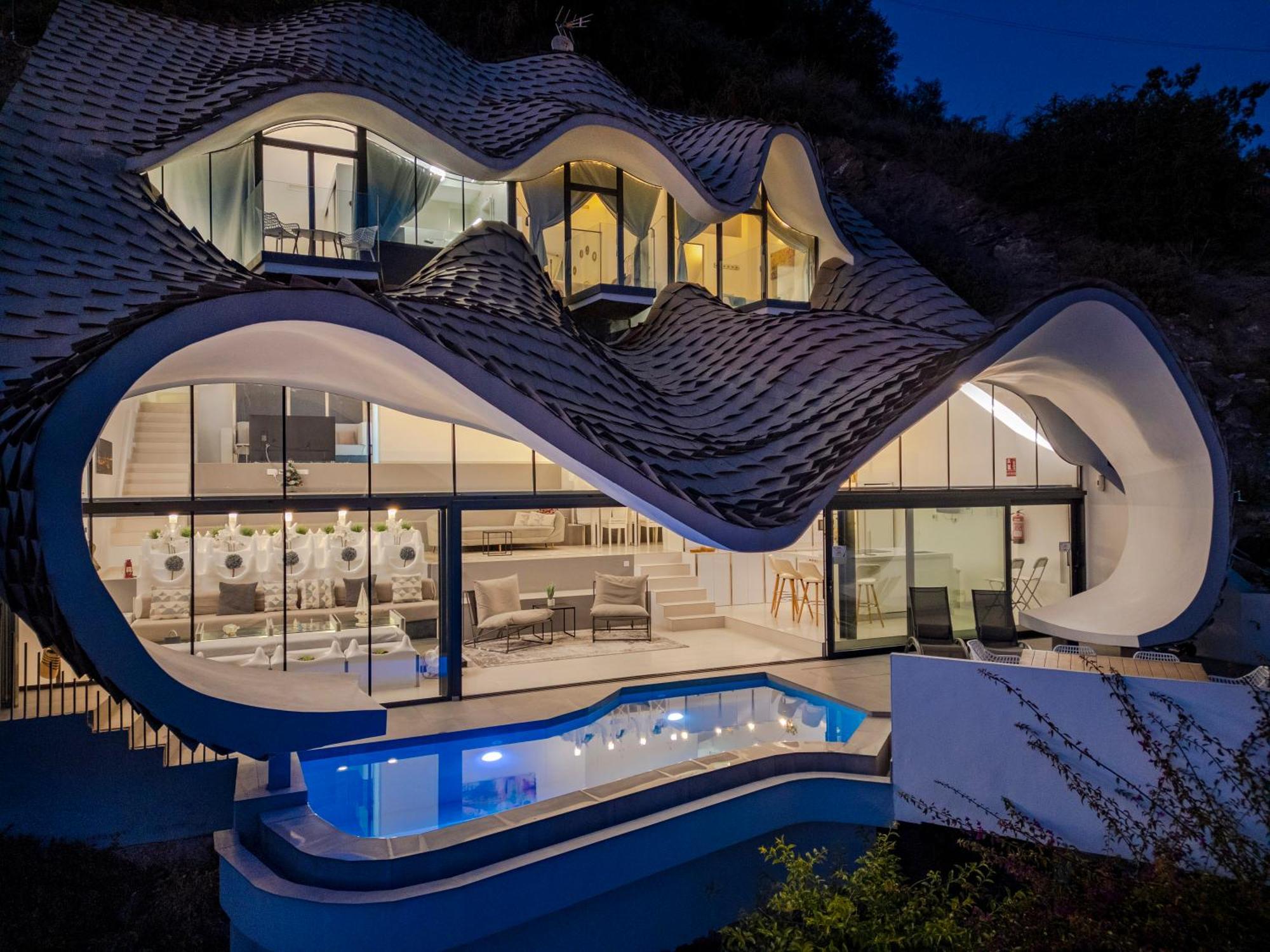 Rentitspain Casa Del Acantilado Piscina Climatizada Salobreña Buitenkant foto